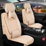 Deniz Tuning Bmw 1 Serisi 118 Lüx Deri 5'li Takım Urban Bej Oto Koltuk Kılıfı