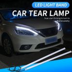 Deniz Tuning Peugeot 206 Uyumlu Gündüz Ledi, Far Üstü Altı Kayar LED 60 cm Selamlamalı Model