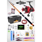 Deniz Ve Göl Profesyonel Olta Takımı Seti (Metal 6000'Lik Makine + 360Cm 100-300G Atarlı Kamış)