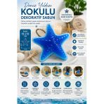 Deniz Yıldızı Dekoratif Kokulu Sabun Deniz Esintili Banyo Salon Ofis Dekoru 12X12 Cm Mavi Renk