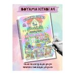 deniz9 Relaxing Corner Boyama Kitabı | Kawaii Tarzı 30 Sayfa