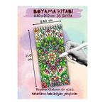 deniz9 Yetişkinler İçin Çiçek ve Mandala Boyama Kitabı - 35 Sayfa Estetik Tasarım