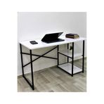 DenizAhşapDizayn Beyaz Renk Metal Çalışma Ofis Bilgisayar Laptop Masası 60x120