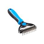 DENİZBİLİŞİM Buffer® Plastik Saplı Metal Kedi Köpek Tüy Topak Açıcı Tarak Bakım Aleti