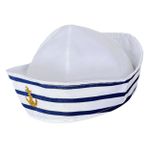Denizci Şapkası Cosplay Kaptan Şapka Amiral Kaptan Şapkası Denizci Şapkaları Botla Gezen Erkekler Için Kaptan Şapkası Gemi Şapkası Polyester (polyester Elyaf) Uzun Şapka Devir Adam