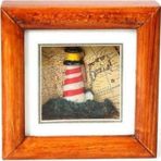 Denizcilik › Denizcilik Grubu › Marine Aksesuar- Kırmızı-sarı Fener Küçük Pano>>10x10 Cm.