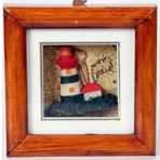 Denizcilik Denizcilik Grubu Marine Aksesuar Küçük Fener Pano 10x10 cm