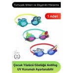 #Denizgözlüğü Çocuk Yüzücü Gözlüğü Antifog Uv Korumalı Ayarlanabilir Yüzme Gözlüğü 3 Yaş Üzeri Havuz Deniz Kullanımı İçi