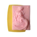 Denizkızı Şeklinde Silikon Pasta ve Seker Hamuru Kalibi 6x7,5x1,5 cm