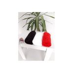 DENİZLİ ÇEYİZ 3 Adet Saç Boyası Tutmayan Kırmızı Beyaz Siyah Mikrofiber El-Yüz-Kuaför-Spor-Havlusu