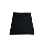 DENİZLİ ÇEYİZ 50x90 Cm Siyah Renk Pamuk El Yüz Kuaför Spor Havlusu