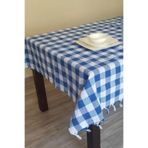 DENİZLİ ÇEYİZ Çok Amaçlı Piknik Masa Örtüsü Sofra Bezi Mavi 150x150