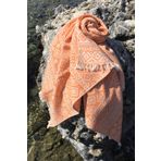 Denizli Concept 006 Cicim Kilim Turuncu Peştemal