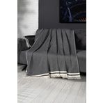 Denizli Concept Alinda Antrasit 170x230 cm Koltuk Örtüsü