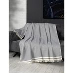 Denizli Concept Alinda Gri 170x230 cm Koltuk Örtüsü