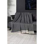 Denizli Concept Alinda Koltuk Örtüsü Antrasit 170x300 Cm Siyah