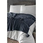 Denizli Concept Antrasit Yumuşak Puffy Wellsoft Battaniye - 200x220cm - Tüylenmez Peluş Yatak ve Tv Örtüsü 6999