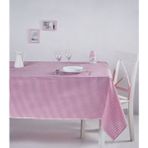 Denizli Concept Pöti Kareli Pembe 170X170 cm Masa Örtüsü