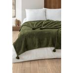 DENİZLİ CONCEPT Puffy Wellsoft Battaniye 160x200 (Haki)