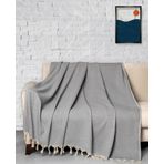Denizli Concept Trendy Gri 170x300 cm Koltuk Örtüsü