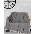 Denizli Concept Trendy Siyah 170x230 cm Koltuk Örtüsü