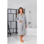 DENIZLI CONCEPT Unisex Soho Pike Bornoz Gri