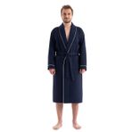 Denizli Concept Unisex Soho Pike Bornoz Lacivert S/M