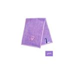 Denizli Cotton Nakışlı Sporcu Havlusu Pamuklu, Anti Bakteriyel, Ter Emici Fitness Plates Boks Tenis Spor Havlusu - Mor - 30 x 90 cm