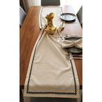 denizli hatırası %100 Pamuklu Doğal Keten Otantik Bohem Jüt Şeritli Runner 43x145cm
