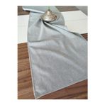 Denizli Hatırası Buldan Renkli Keten Yıkanmış Yumuşak Düz Runner 45 X 115 Cm