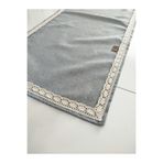 Denizli Hatırası Naturel Organik Otantik Yumuşak %100 Pamuklu Keten Güpürlü Runner 45X115 Cm
