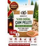 Denizli Pelet %100 DOĞAL ÇAM PELETİ KEDİ KUMU & YAKIT 30 LT 15 KG | 6 mm İnce Taneli