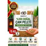 Denizli Pelet %100 DOĞAL ÇAM PELETİ KEDİ KUMU & YAKIT 30 LT 15 KG | 8mm Kalın Taneli