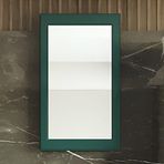 Denko 100 cm Nergis MDF Zümrüt Yeşil Üst Modül Banyo Dolabı