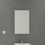 Denko 50 cm Terra MDF Beyaz Aynalı Üst Modül Banyo Dolabı