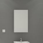 Denko 50 cm Terra MDF Beyaz Aynalı Üst Modül Banyo Dolabı
