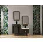 Denko Ada 120 Cm (Antrasit) Banyo Dolabı Takımı