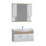 Denko Akyazı 100 cm Mdf Alize Banyo Dolabı Takımı