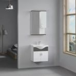 Denko Akyazı 55 cm Mdf Antrasit Gri Banyo Dolabı Takımı