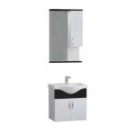 Denko Akyazı 55 cm Mdf Siyah Banyo Dolabı Takımı