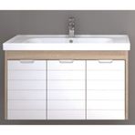 Denko Banyo Mostar Mat Gri 90 cm Banyo Dolabı