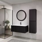 Denko Belgrad 101 Cm (Antrasit) Banyo Dolabı Takımı Ve Boy Dolabı