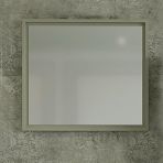 Denko Beyoğlu 85 cm Aynalı Üst Modülü Mdf Gri Banyo Dolabı