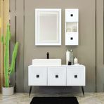 Denko Burcu 120 cm Banyo Dolabı