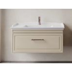 Denko Era 100 Cm (Bej) Banyo Dolabı (Alt Modül Lavabo)