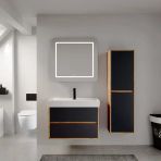 Denko Forever 80 Cm (Antrasit) Banyo Dolabı Takımı Ve Boy Dolabı