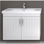 Denko Lotus 80 cm Beyaz Banyo Dolabı