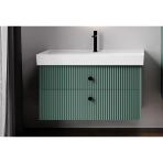 Denko Marsilya 100 Cm (Beyoğlu Yeşil) Banyo Dolabı (Alt Modül Lavabo)