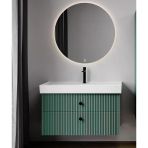 Denko Marsilya 100 Cm (Beyoğlu Yeşil) Banyo Dolabı Takımı