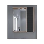 Denko Mostar 70 cm Beyaz Üst Modül Banyo Dolabı